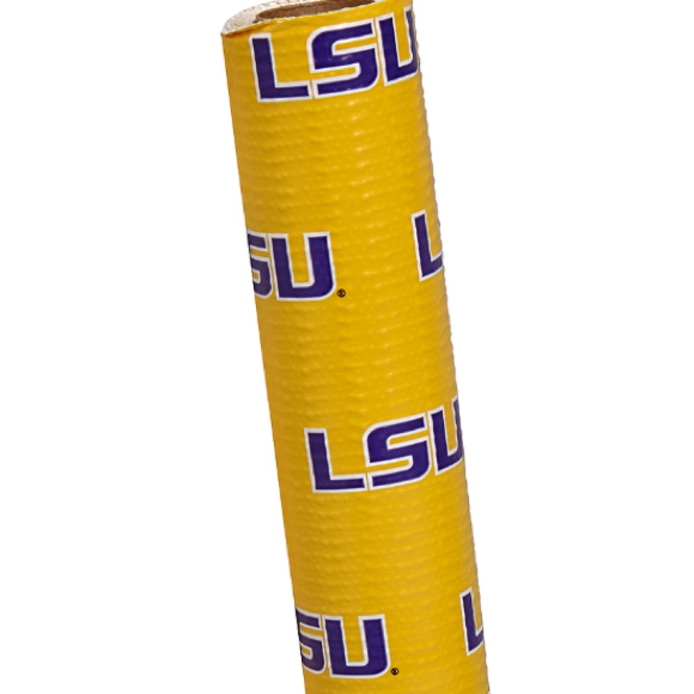 NWT LSU Tigers Smooth Top Non-adhesive Shelf Drawer Liner 20" x 5' (4 available)